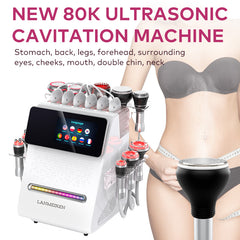 LANMEIREN newest 11 in 1 EMS cavitation weight loss Ultrasound Body Slimming & Contouring Facial Lifting & Wrinkle Reduction