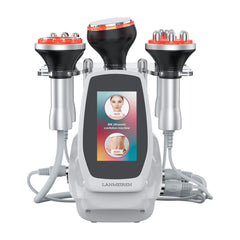 LANMEIREN Ultrasonic Body Slimming System, 5in1 80K Radiofrequency Cavitation Machine, Fat Burning Cellulite Body Massager
