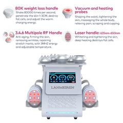 LANMEIREN Home Use Beauty Equipment EMS 6 in 1 80K Slimming Machine Weight Loss for Beauty Equipment Cellulite Reduction Machine