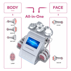 LANMEIREN Home Use Beauty Equipment EMS 6 in 1 80K Slimming Machine Weight Loss for Beauty Equipment Cellulite Reduction Machine