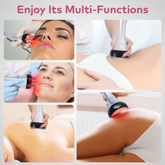 LANMEIREN 40K 4 in1 Radio-frequency Ultrasonic Vacuum Cavitation Machine, Body Slimming Sculpting Device for Face, Arm, Waist, Belly, Leg