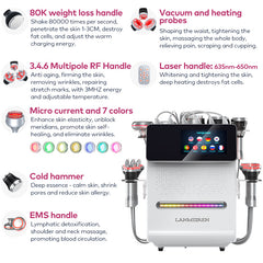 LANMEIREN newest 11 in 1 EMS cavitation weight loss Ultrasound Body Slimming & Contouring Facial Lifting & Wrinkle Reduction