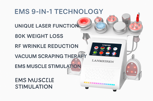 Hottest 9-in-1 80K Ultrasound Cavitation Machine Highly Recommended