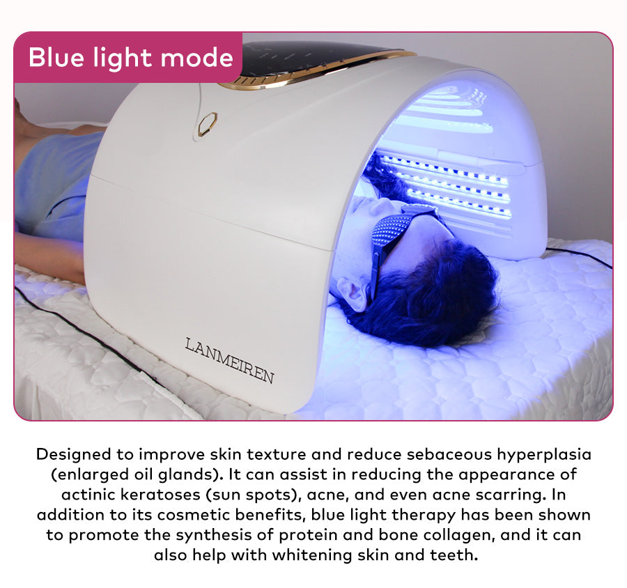 blue led light therapy