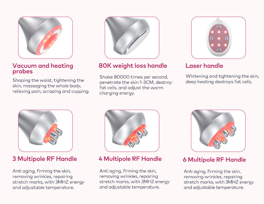 LANMEIREN Home Use Beauty Equipment EMS 6 in 1 80K Slimming Machine Weight Loss for Beauty Equipment Cellulite Reduction Machine