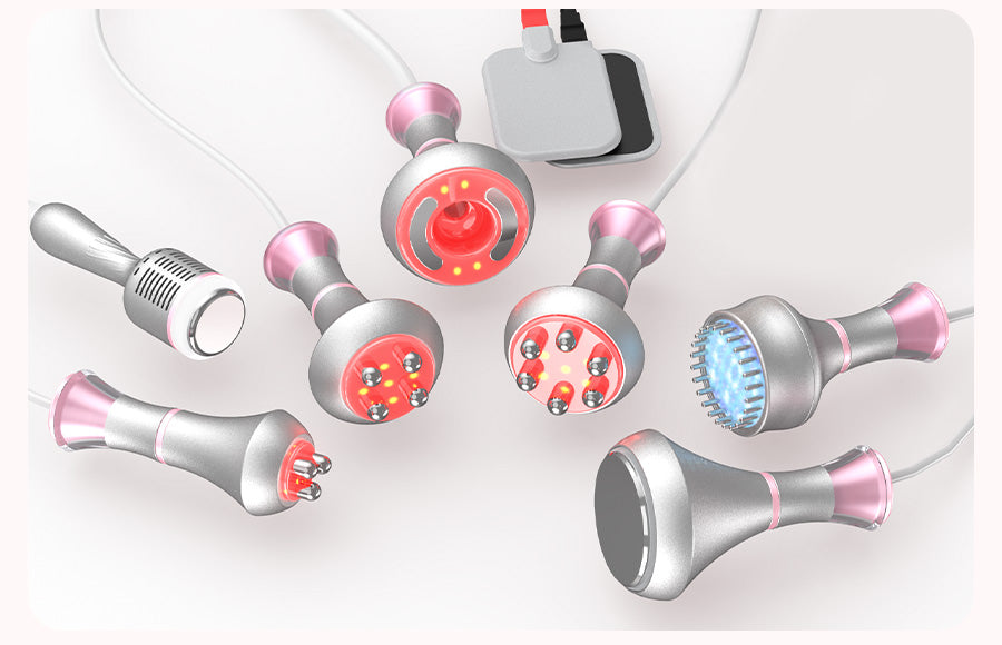 LANMEIREN 80K 9 in 1 Laser Cavitation Body Slimming Machine Vacuum Weight Loss Device Radiofrequency Wrinkle Removal for Face, Neck, Arm, Body and Leg