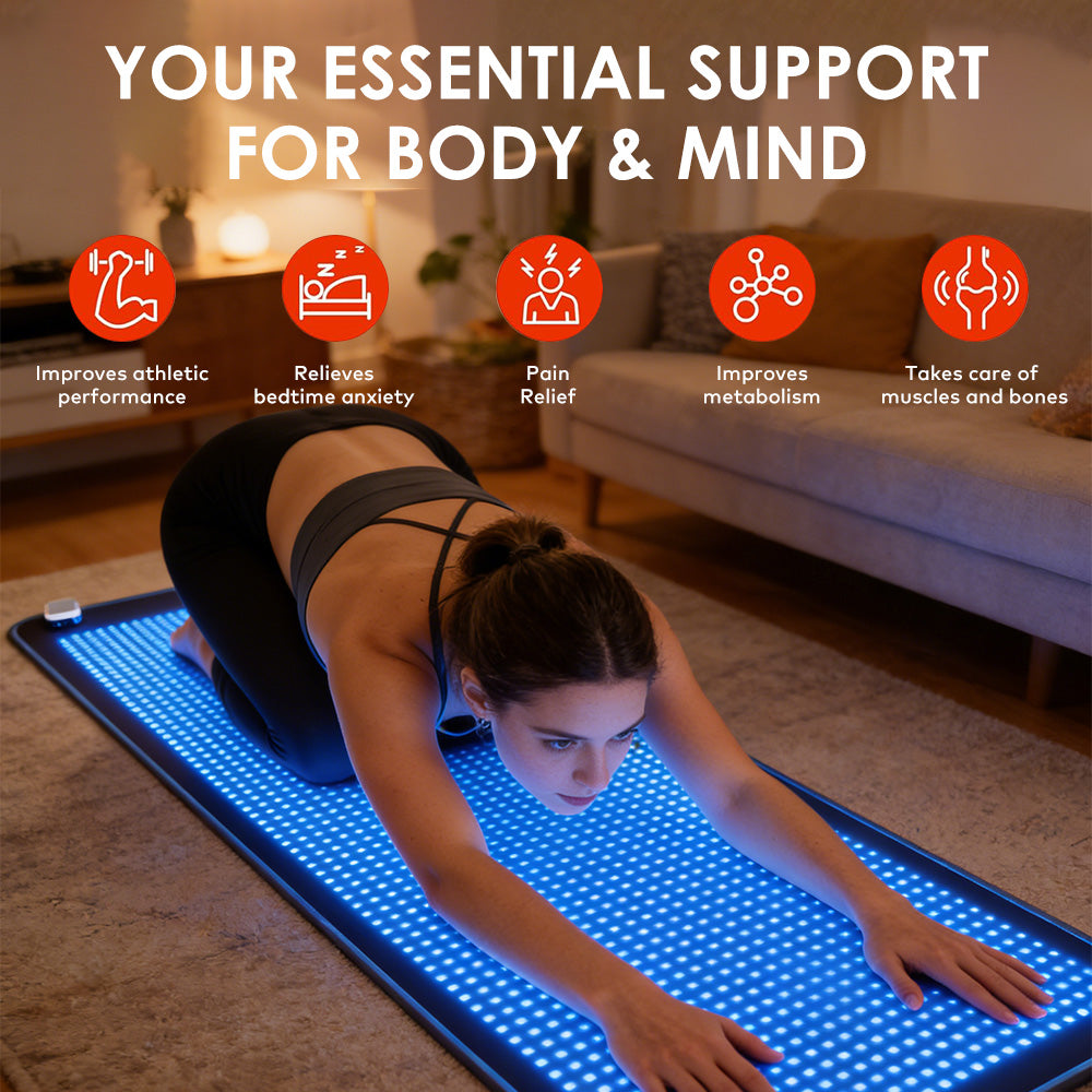 LANMEIREN Infrared Therapy Pad  Multi-Light Therapy System Blanket