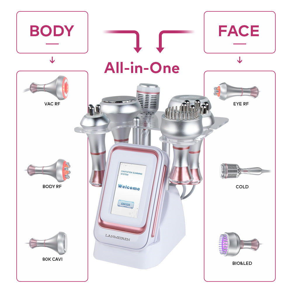 6 in 1 cavitation machine