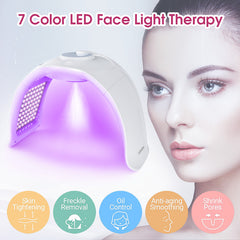 LANMEIREN Hottest PDT Red Light Far Infrared Acne Treatment Skin Care LED Light Therapy Machine PDT with Steam