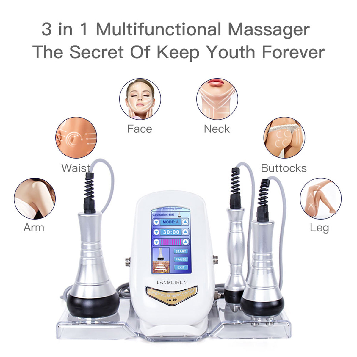40K 3 in 1 cavitation machine
