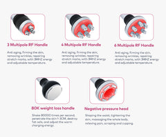 LANMEIREN Ultrasonic Body Slimming System, 5in1 80K Radiofrequency Cavitation Machine, Fat Burning Cellulite Body Massager