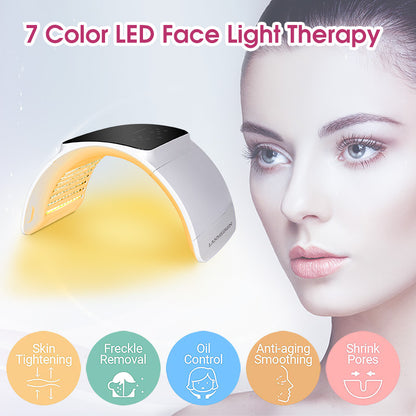 7 Color LED PDT Light Therapy Machine with Calcium Lamp | Salon & Home Use|LANMEIREN