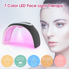 The Hottest LANMEIREN pdt red light UV Light Acne Treatment EMS and Steam Skin care led light therapy machine pdt