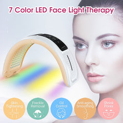 LANMEIREN Home Use 7 Color LED Light Therapy Facial Device Red Light Therapy Anti Aging Face Mask Skin Care Beauty Products