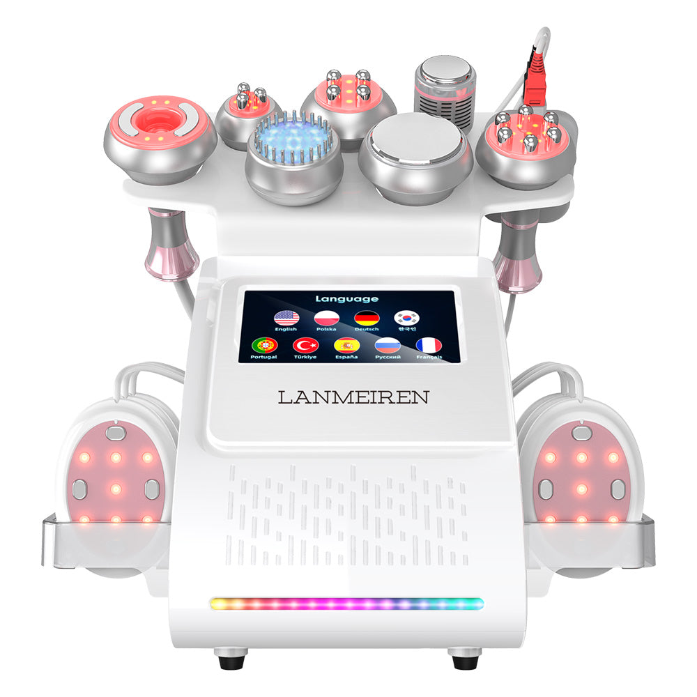 80K Cavitation 9 in 1 EMS RF Body Contouring & Facial Lifting Device for Home & Beauty Salon SPA | LANMEIREN