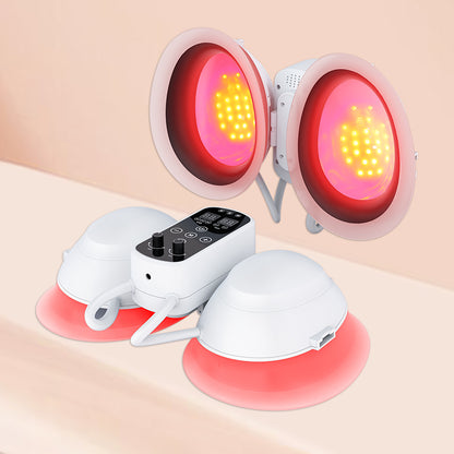 Home use breast contouring massager for fuller and symmetrical breast shape
