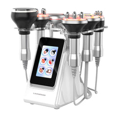 LANMEIREN 6in1 80k RF Ultrasonic Vacuum Cavitation System for Fat Burning Body Slimming Sculpting, with EMS Pads