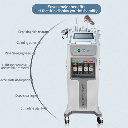 Face Lifting Anti-Wrinkle Microdermabrasion Hydrodermabrasion Facial Machine for Face Lips