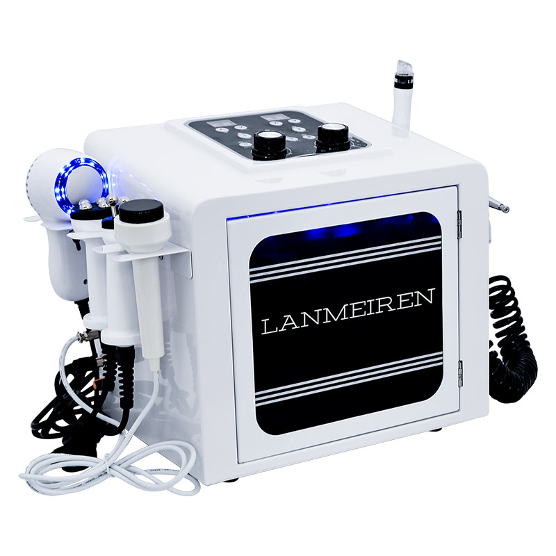 LANMEIREN 7-in-1 Hydro Dermabrasion Facial Cleansing Machine with 7 attachments