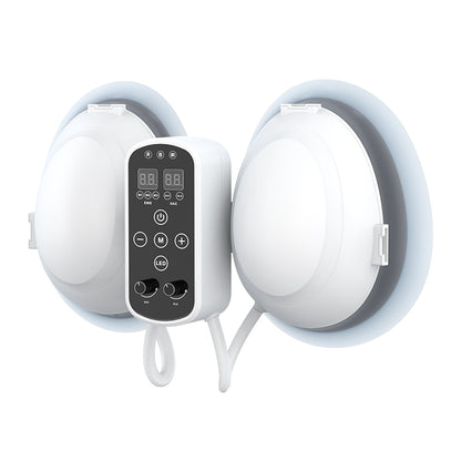 Pneumatic vibration breast massager for microcirculation and mammary gland metabolism