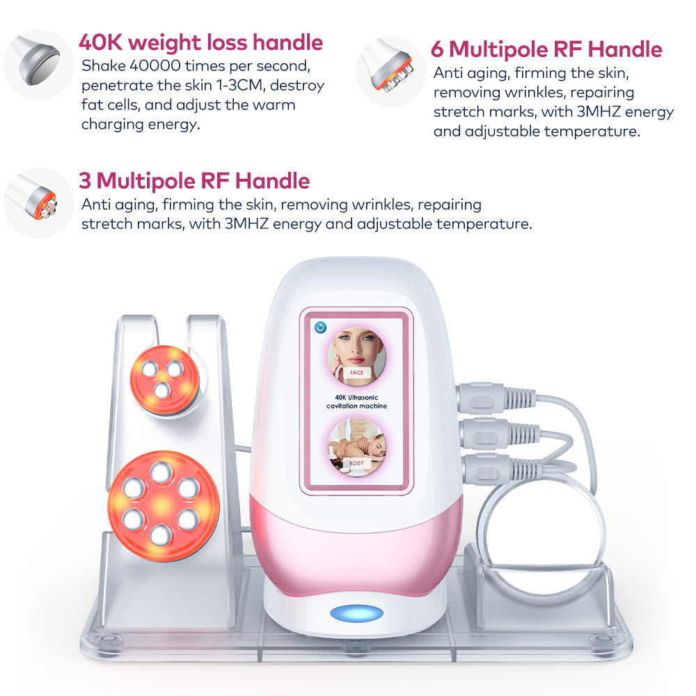 40K Ultrasonic Cavitation 3 in 1 RF | Body Contouring, Fat Reduction & Skin Tightening Machine — LANMEIREN