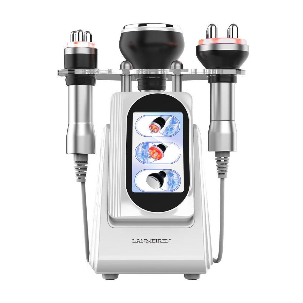 LANMEIREN 3 in 1 Ultrasonic Body Slimming System, 80K Cavitation Machine, Fat Burning Cellulite Body Massager