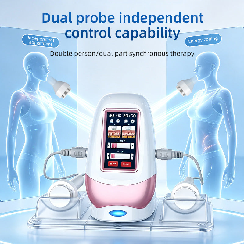 2 in 1 Ultrasonic Beauty Machine | Skin Tightening & Skincare Infusion Device for Face and Body
