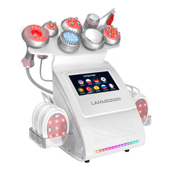 LANMEIREN 9 in 1 EMS 80K Cavitation body slimming device Radio Frequency Face Lifting, Weight Loss at Home or Beauty Salon SPA