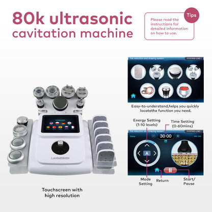 Lipolaser pads for fat burning and inch loss — LANMEIREN slimming machine