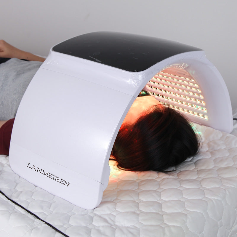 7 Color LED PDT Light Therapy Machine with Calcium Lamp | Salon & Home Use|LANMEIREN