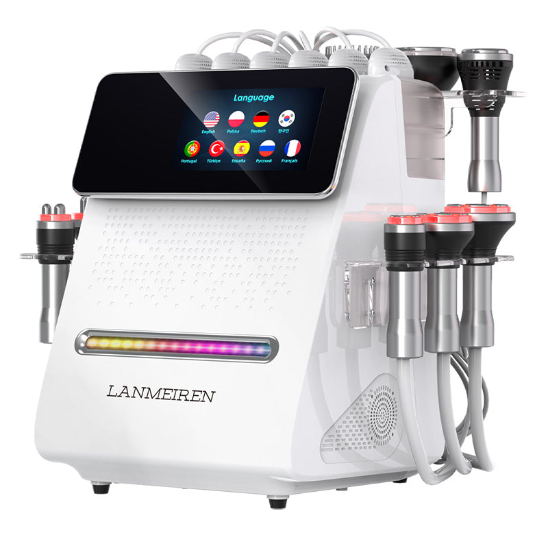 LANMEIREN newest 11 in 1 EMS cavitation weight loss Ultrasound Body Slimming & Contouring Facial Lifting & Wrinkle Reduction
