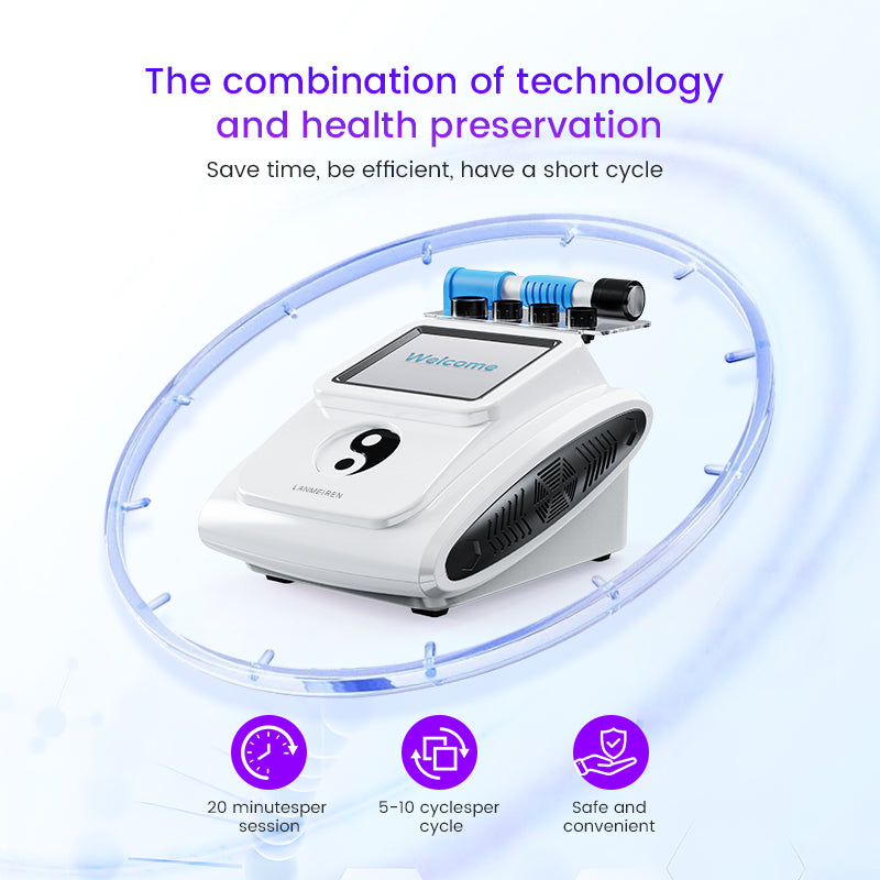 Shockwave therapy machine probe set for chronic pain and body contouring treatment