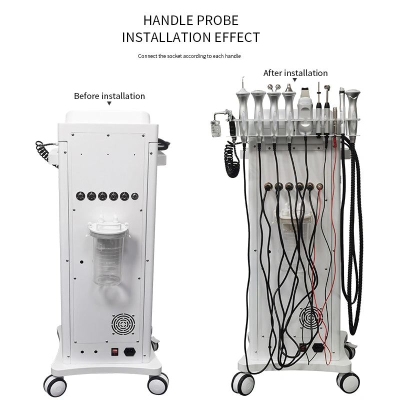Hydro Aqua Facial System 11 in 1 Hydrodermabrasion Oxygen Jet Skin Care Device Hydra Beauty Facial Machine