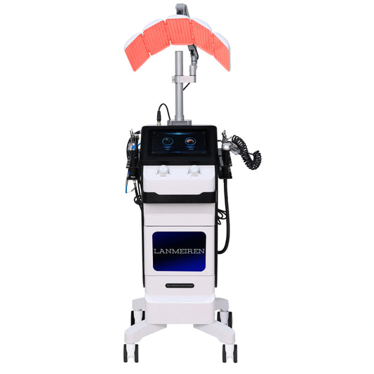 11 in 1 Hydro Ultra-Clean Facial Machine | Deep Cleansing, Skin Tightening & Oxygen Jet PDT Light Therapy Beauty Device — LANMEIREN
