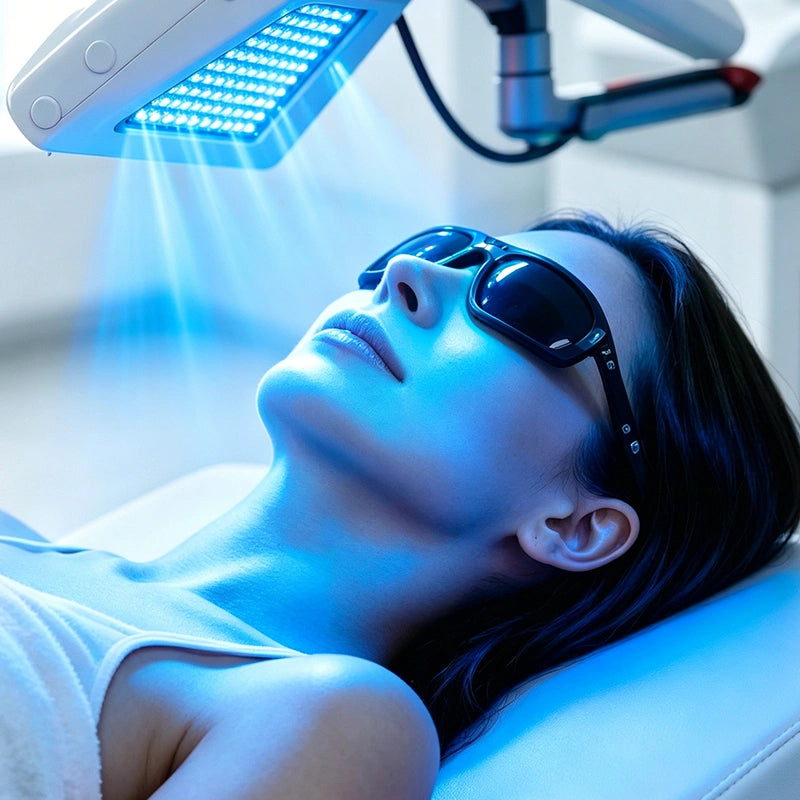 Home Use 360° Rotating 4-Color LEDs-Lights Therapy Machine for Skin Beauty Acne Treatment Anti-Aging Face Lifting