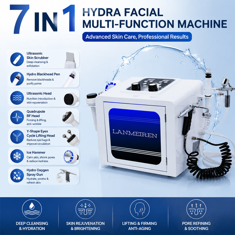 7-in-1 Hydro Dermabrasion Facial Cleansing Machine