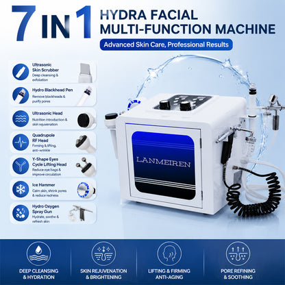 7-in-1 Hydro Dermabrasion Facial Cleansing Machine