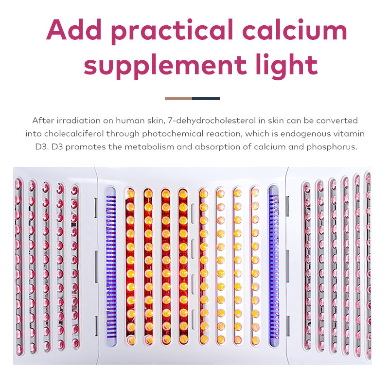 7 Color LED PDT Light Therapy Machine with Calcium Lamp | Salon & Home Use|LANMEIREN