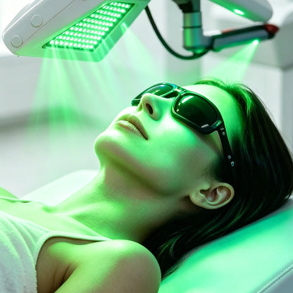 Home Use 360° Rotating 4-Color LEDs-Lights Therapy Machine for Skin Beauty Acne Treatment Anti-Aging Face Lifting