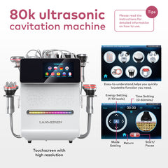 LANMEIREN newest 11 in 1 EMS cavitation weight loss Ultrasound Body Slimming & Contouring Facial Lifting & Wrinkle Reduction