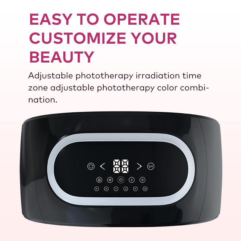 The Hottest LANMEIREN pdt red light UV Light Acne Treatment EMS and Steam Skin care led light therapy machine pdt