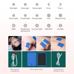 skin care device led facial light therapy 