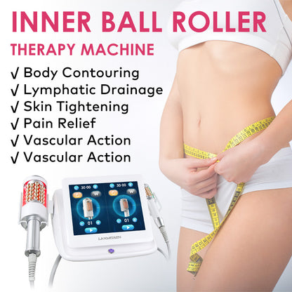 Inner Ball Roller Body Massager for Face & Body Contouring, Shaping & Lymphatic Drainage | LANMEIREN
