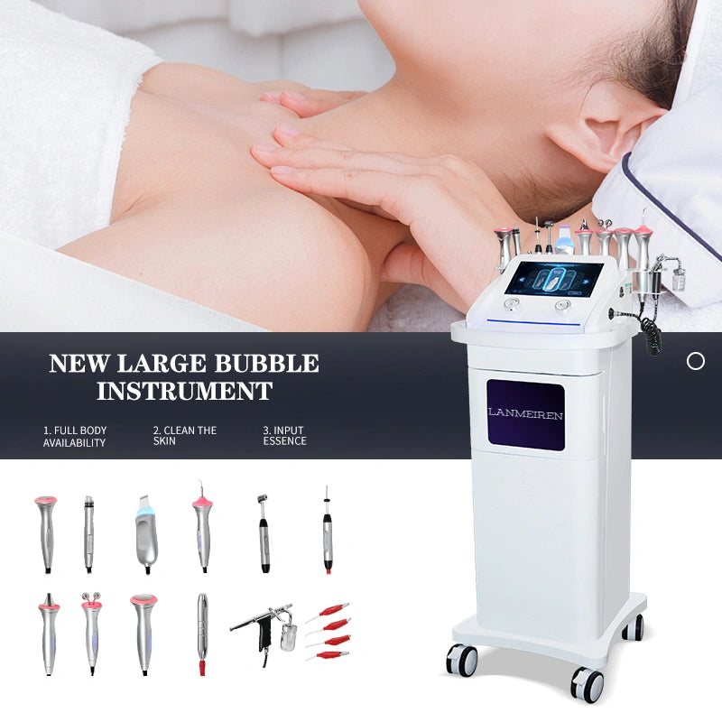 Hydro Aqua Facial System 11 in 1 Hydrodermabrasion Oxygen Jet Skin Care Device Hydra Beauty Facial Machine