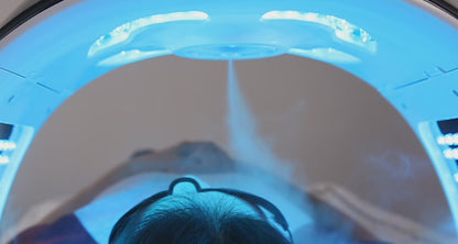 light therapy with steam