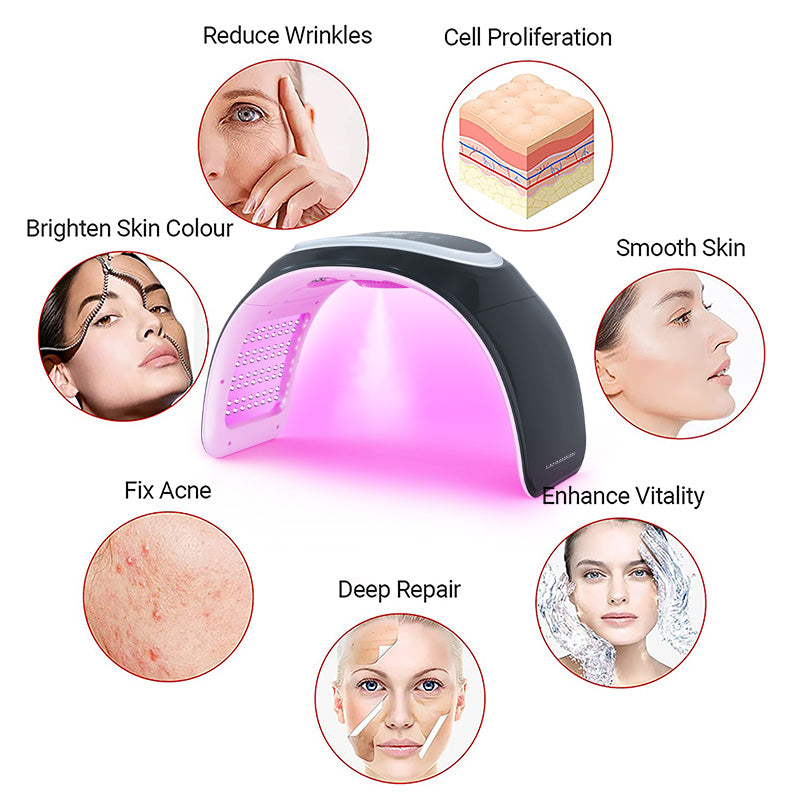 led mask spa equipment red light mask